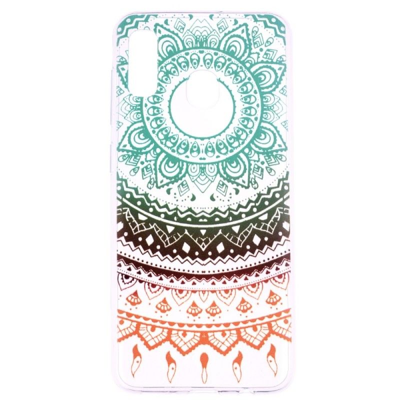 Cover Samsung Galaxy A40 Gennemsigtig Farverig Mandala Original