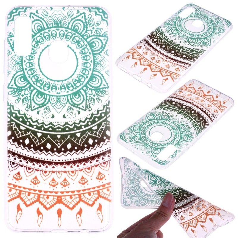 Cover Samsung Galaxy A40 Gennemsigtig Farverig Mandala Original