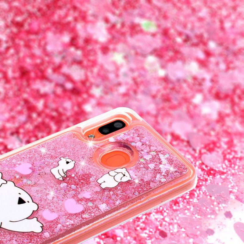 Cover Samsung Galaxy A40 Glitterbjørne