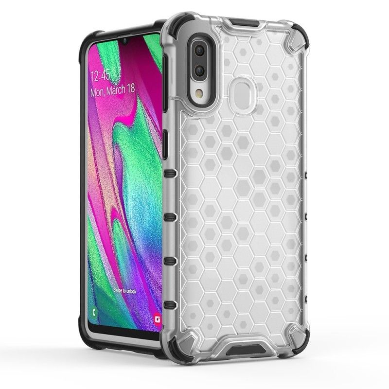 Cover Samsung Galaxy A40 Hvid Bikagestil