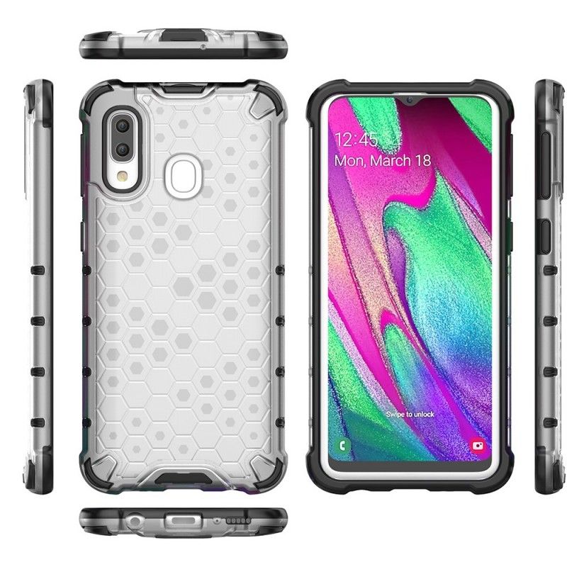 Cover Samsung Galaxy A40 Hvid Bikagestil