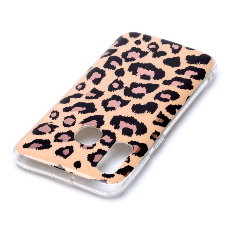 Cover Samsung Galaxy A40 Leopardstil Marmor