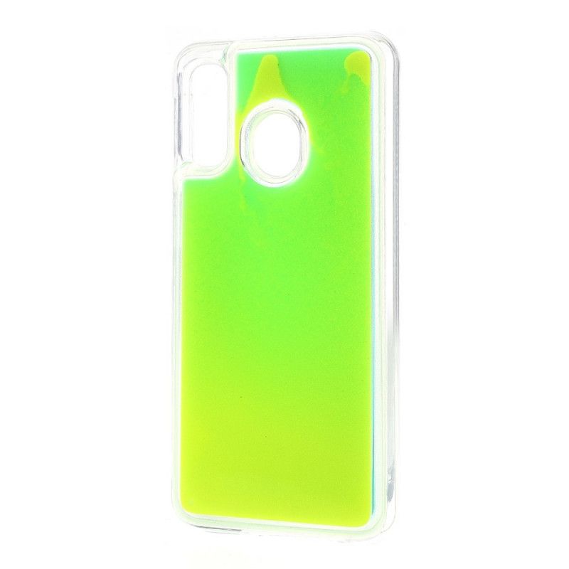 Cover Samsung Galaxy A40 Lilla Fluorescerende