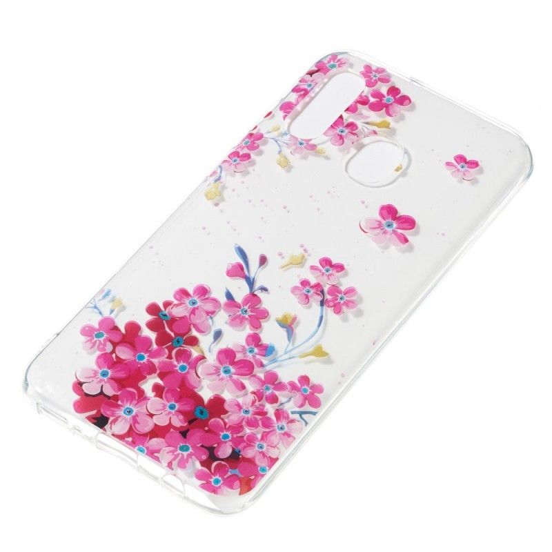 Cover Samsung Galaxy A40 Lille Lyserød Have