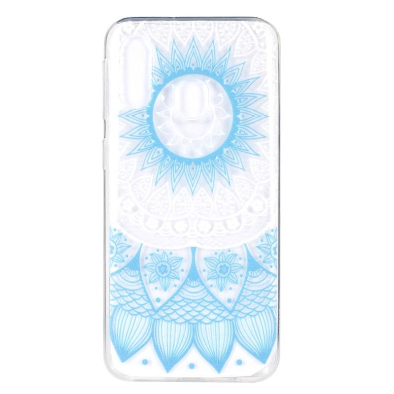 Cover Samsung Galaxy A40 Lyseblå Gennemsigtig Farverig Mandala Original