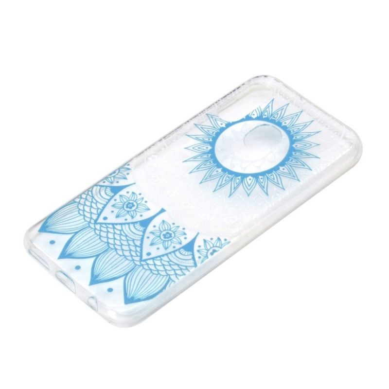 Cover Samsung Galaxy A40 Lyseblå Gennemsigtig Farverig Mandala Original