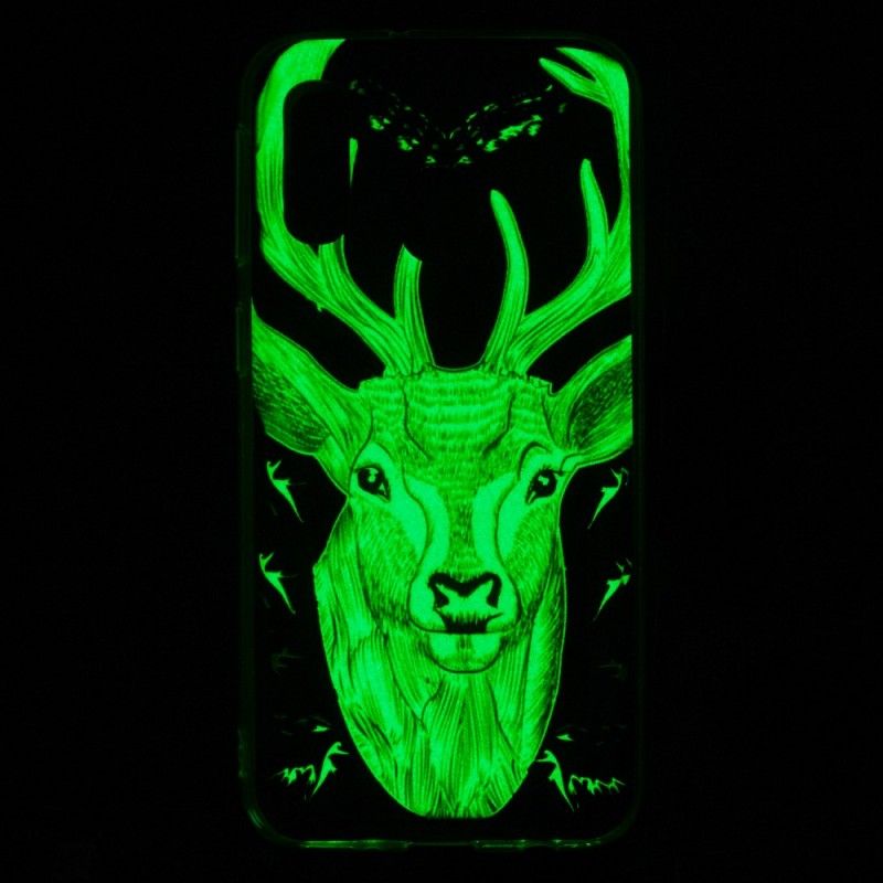 Cover Samsung Galaxy A40 Majestætisk Fluorescerende Hjorte Original