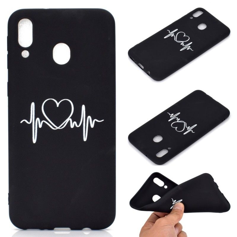 Cover Samsung Galaxy A40 Mobilcover Hjerte Kunst