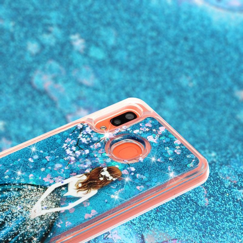 Cover Samsung Galaxy A40 Mobilcover Prinsesse Glitter