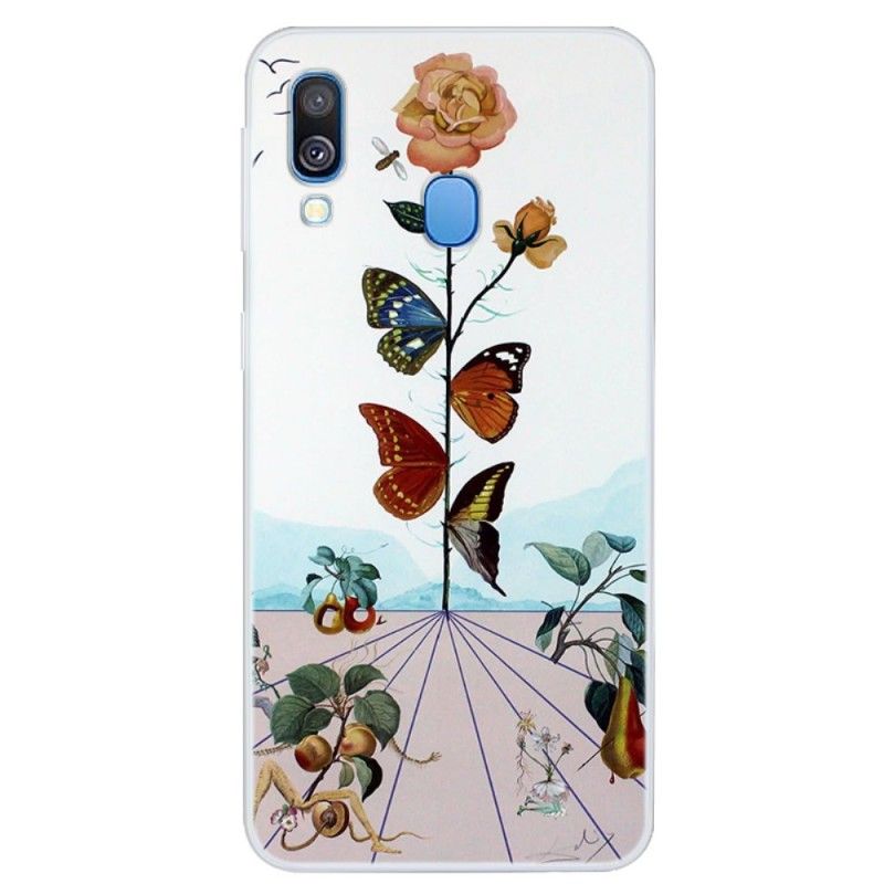 Cover Samsung Galaxy A40 Mobilcover Sommerfugle Af Naturen