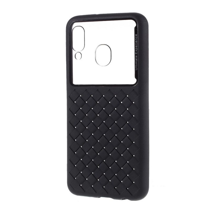 Cover Samsung Galaxy A40 Rød Vævede Diamanter