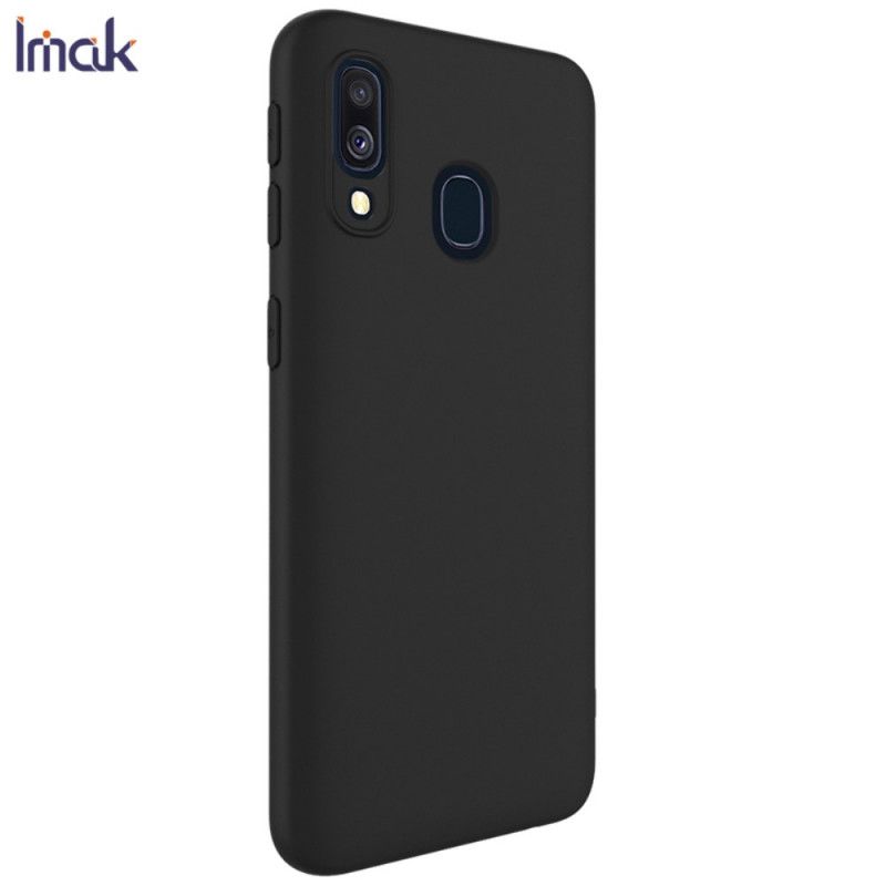 Cover Samsung Galaxy A40 Sort Frostet Imak Original