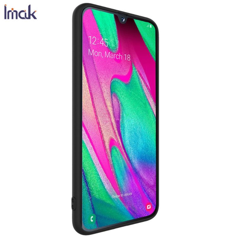 Cover Samsung Galaxy A40 Sort Frostet Imak Original