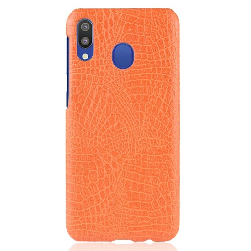 Cover Samsung Galaxy A40 Sort Krokodillehudeffekt