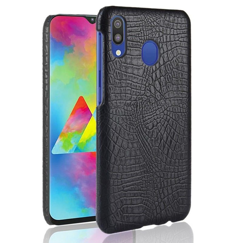 Cover Samsung Galaxy A40 Sort Krokodillehudeffekt