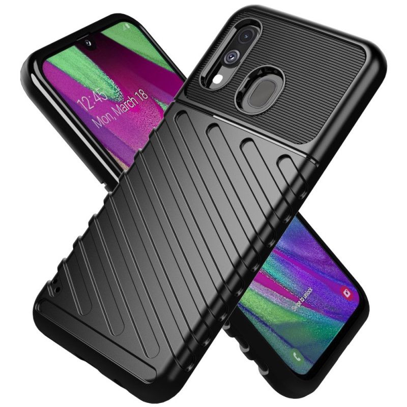 Cover Samsung Galaxy A40 Sort Torden Serie