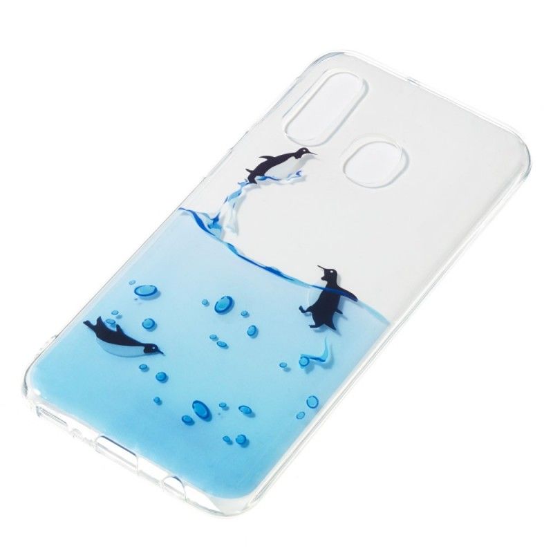 Cover Samsung Galaxy A40 Spil Pingviner