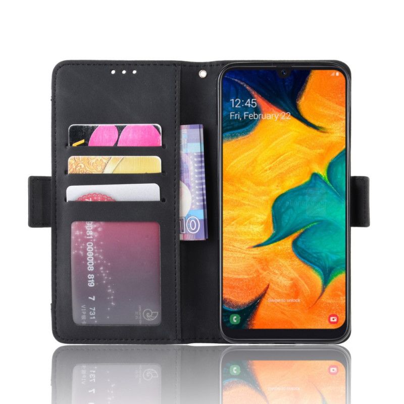 Flip Cover Læder for Samsung Galaxy A40 Sort Førsteklasses Multikort