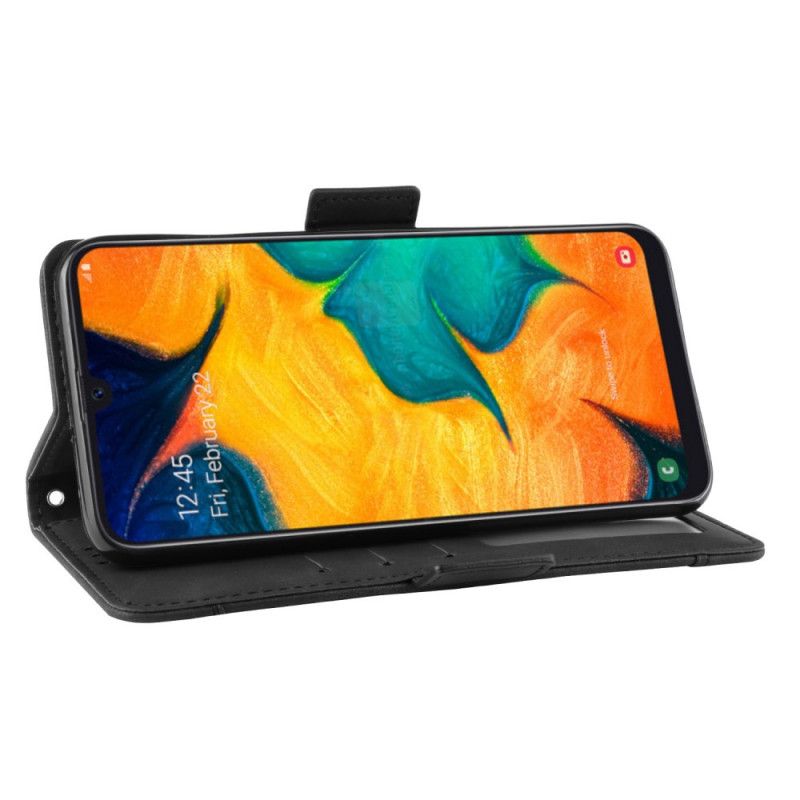 Flip Cover Læder for Samsung Galaxy A40 Sort Førsteklasses Multikort