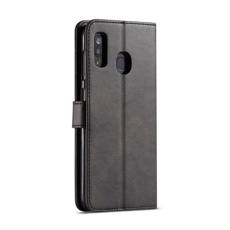 Flip Cover Læder for Samsung Galaxy A40 Sort Lc.Imeeke Lædereffekt