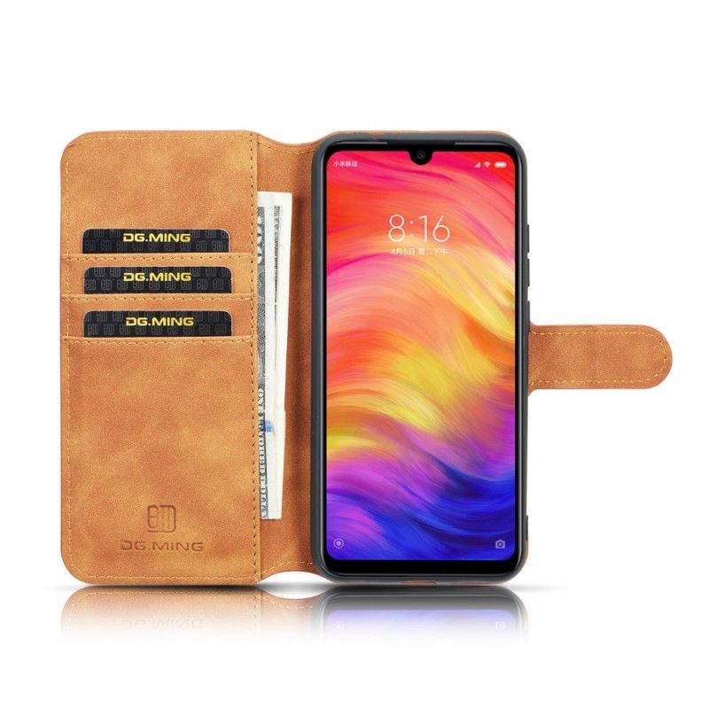 Flip Cover Læder for Samsung Galaxy A40 Sort Retro Dg.Ming