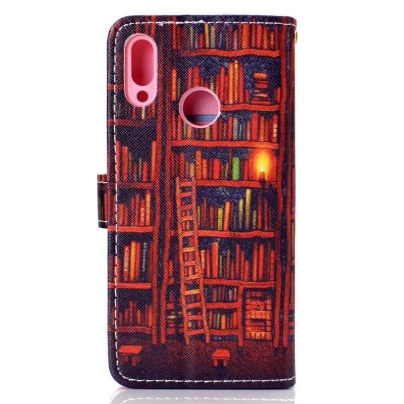 Flip Cover Læder Samsung Galaxy A40 Bibliotek Original