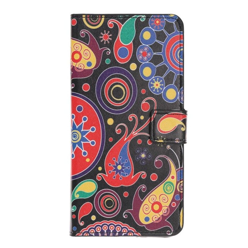 Flip Cover Læder Samsung Galaxy A40 Galakse Design Beskyttelse