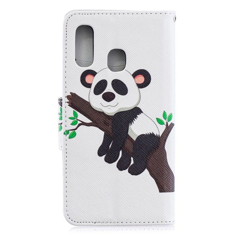 Flip Cover Samsung Galaxy A40 Doven Panda