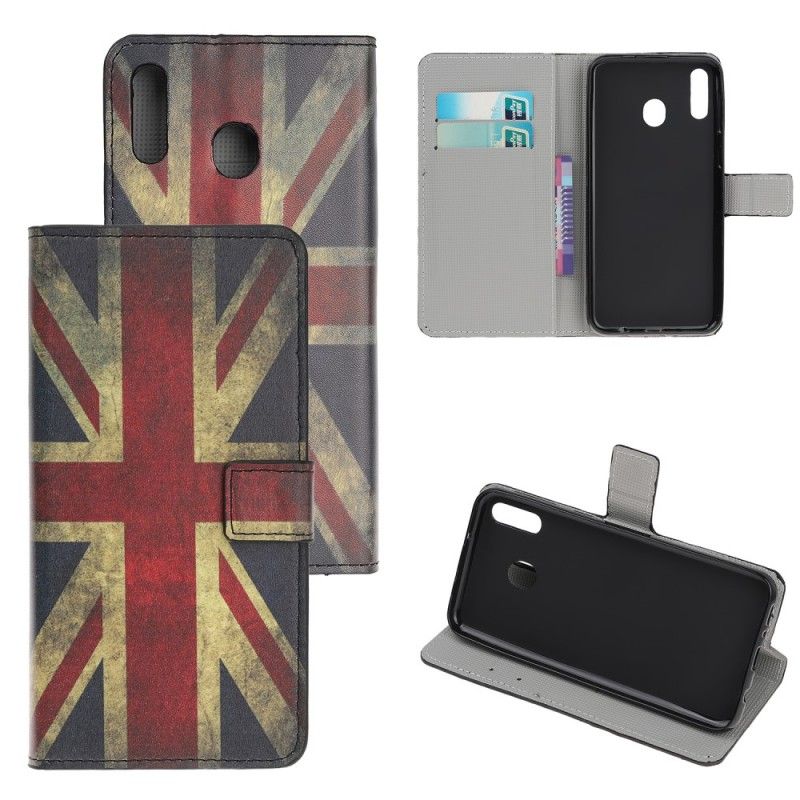 Flip Cover Samsung Galaxy A40 Mobilcover Englands Flag