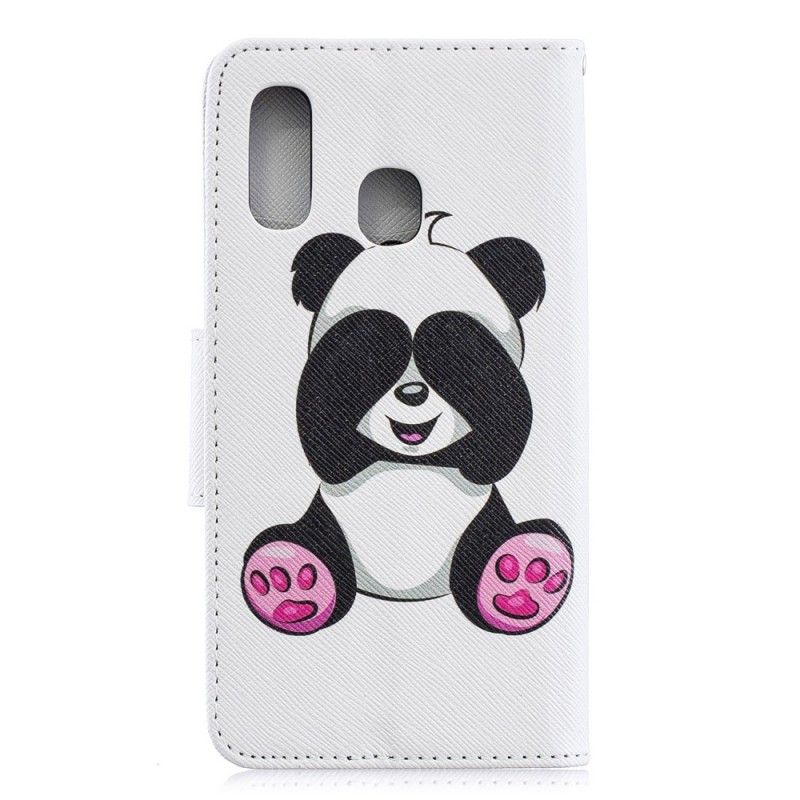 Flip Cover Samsung Galaxy A40 Mobilcover Sjov Panda