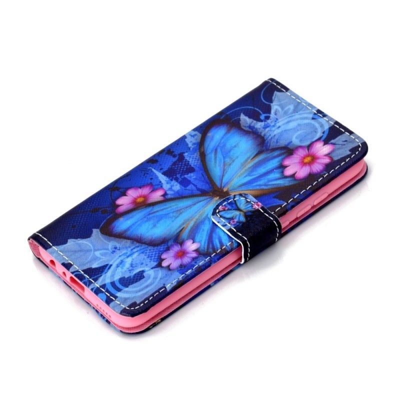 Flip Cover Samsung Galaxy A40 Mobilcover Tropisk Sommerfugl