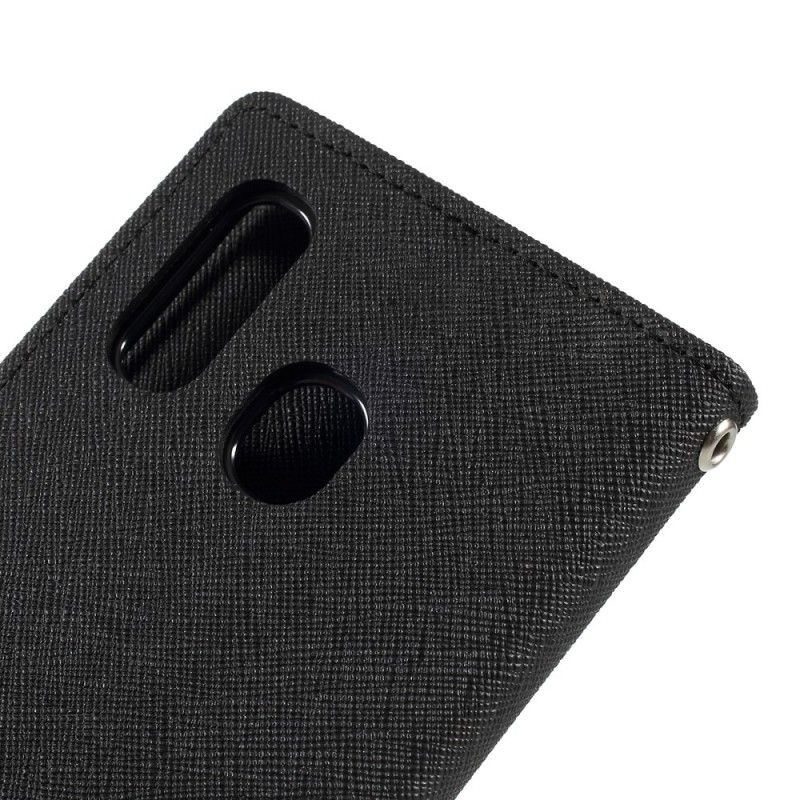 Flip Cover Samsung Galaxy A40 Rød Tofarvet Kviksølv