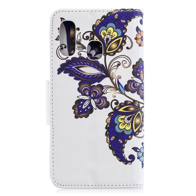 Flip Cover Samsung Galaxy A40 Sommerfugletatovering