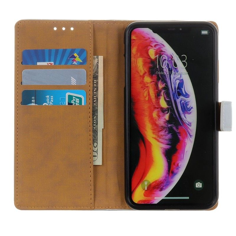 Flip Cover Samsung Galaxy A40 Sort Mobilcover Simpelt Kunstlæder