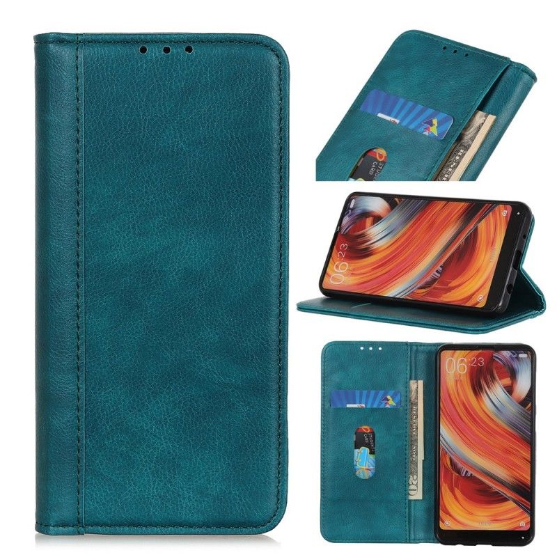 Læder Cover for Samsung Galaxy A40 Sort Split Læder Version