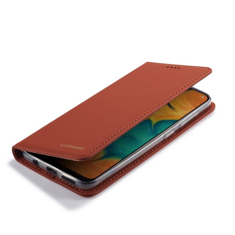 Læder Cover Samsung Galaxy A40 Sort Fremtidig Lc.Imeeke