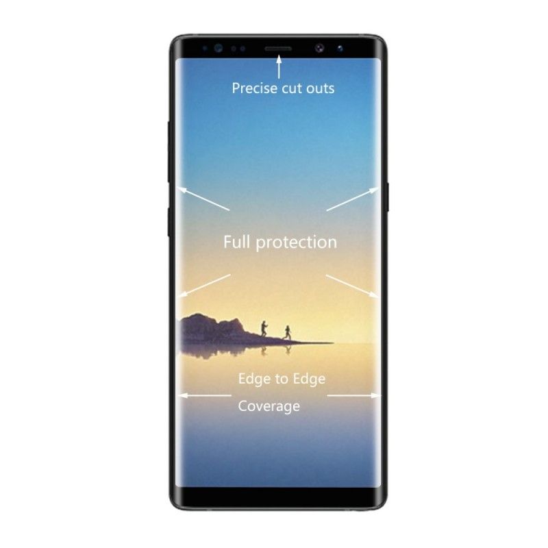 Beskyttelse Af Hærdet Glas Samsung Galaxy Note 8 Sort