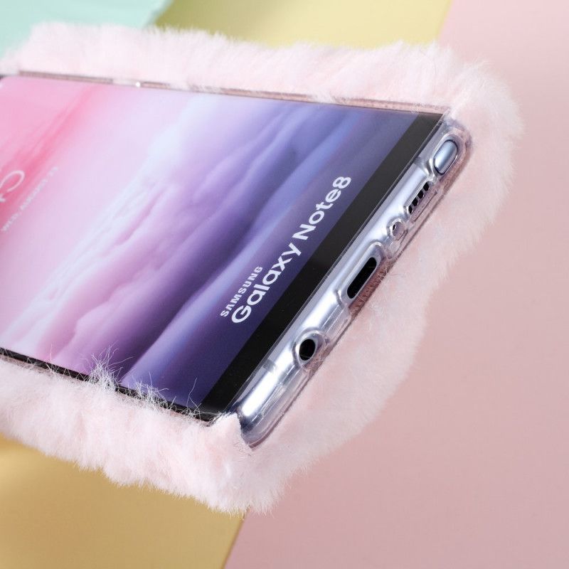 Cover Samsung Galaxy Note 8 Hvid Design Af Kaninpels