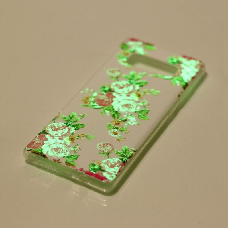 Cover Samsung Galaxy Note 8 Mobilcover Fluorescerende Frihedsblomster