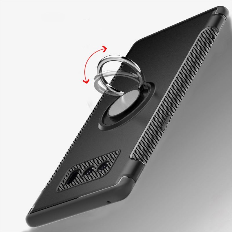 Cover Samsung Galaxy Note 8 Sort Hybrid Design Med Ring Beskyttelse