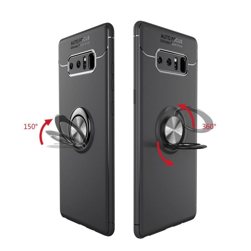 Cover Samsung Galaxy Note 8 Sort Roterende Ring