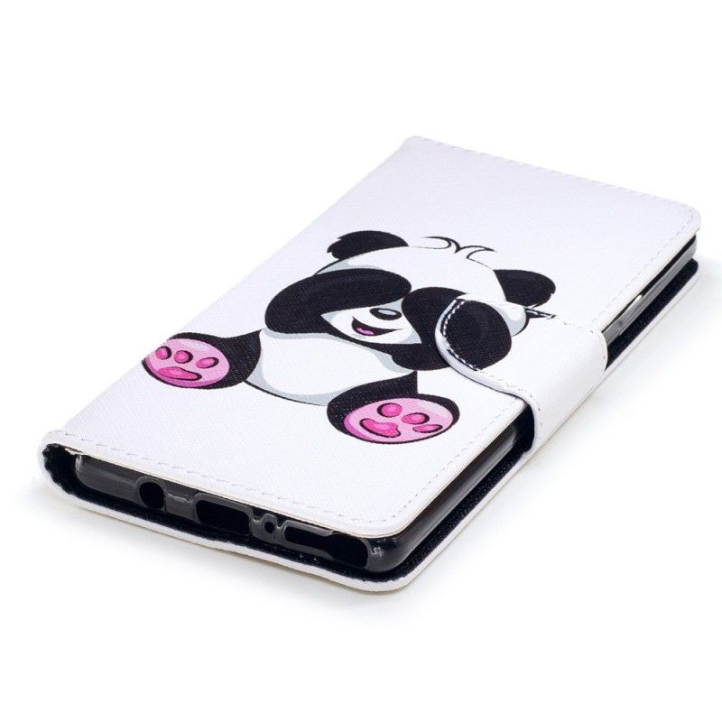 Flip Cover Læder Samsung Galaxy Note 8 Sjov Panda