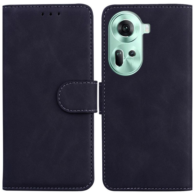 Flip Cover Oppo Reno 11 5g Læderstil