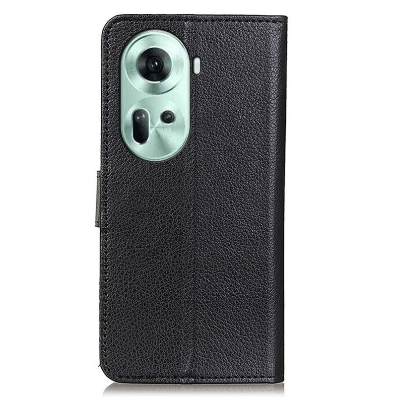 Flip Cover Oppo Reno 11 5g Traditionelt Kunstlæder