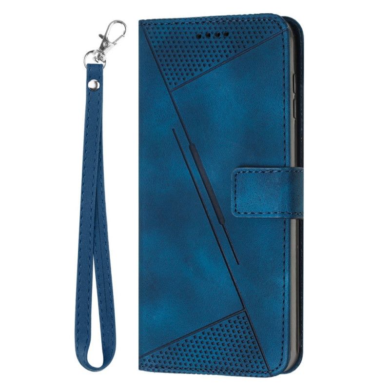 Flip Cover Oppo Reno 11 5g Trekantmønster