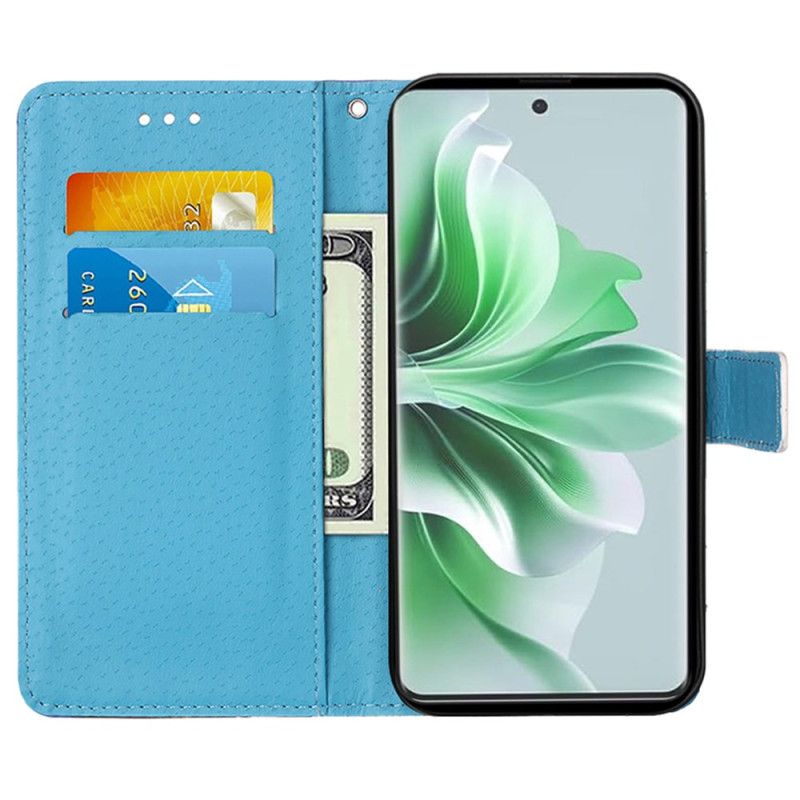 Flip Cover Til Oppo Reno 11 5g Mandala Blomst Med Rem