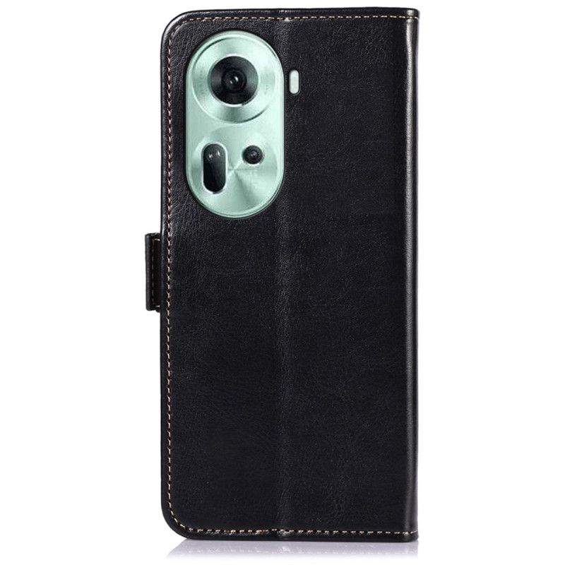 Læder Cover Oppo Reno 11 5g Telefon Etui Abeel