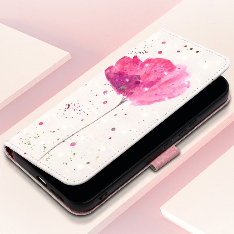 Læder Cover Oppo Reno 11 5g Telefon Etui Valmue