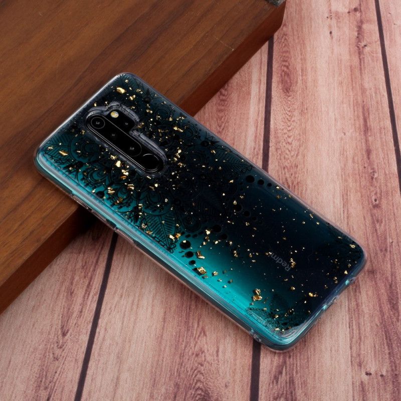 Cover Xiaomi Redmi Note 8 Pro Gennemsigtig Grå Mandala