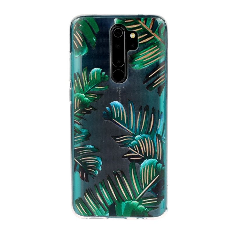 Cover Xiaomi Redmi Note 8 Pro Mobilcover Grønne Blade